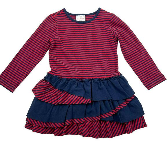 Hanna Andersson Striped Tiered Dress - Picture 1 of 7